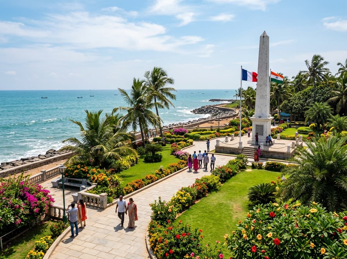 Tagore Park & Statue of Marianne